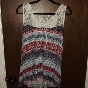 Lace tank top